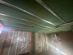 Soundproofing ceiling in James Bay