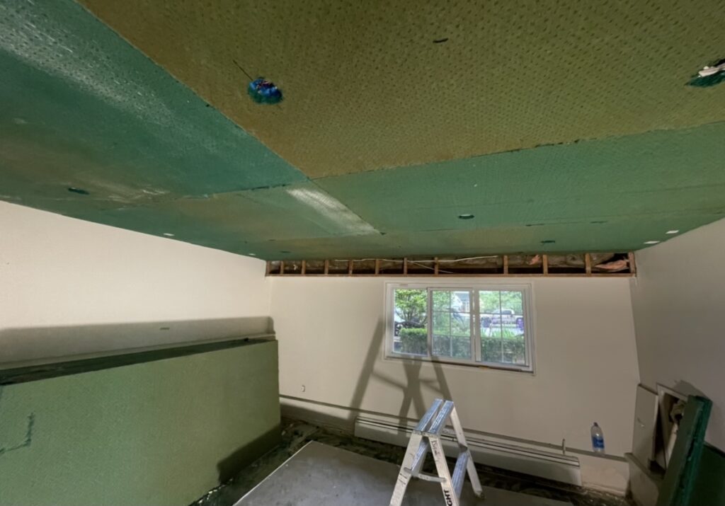 soundproofing bedroom Sonopan 5/8 drywall