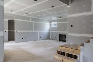 basement drywall installation renovation
